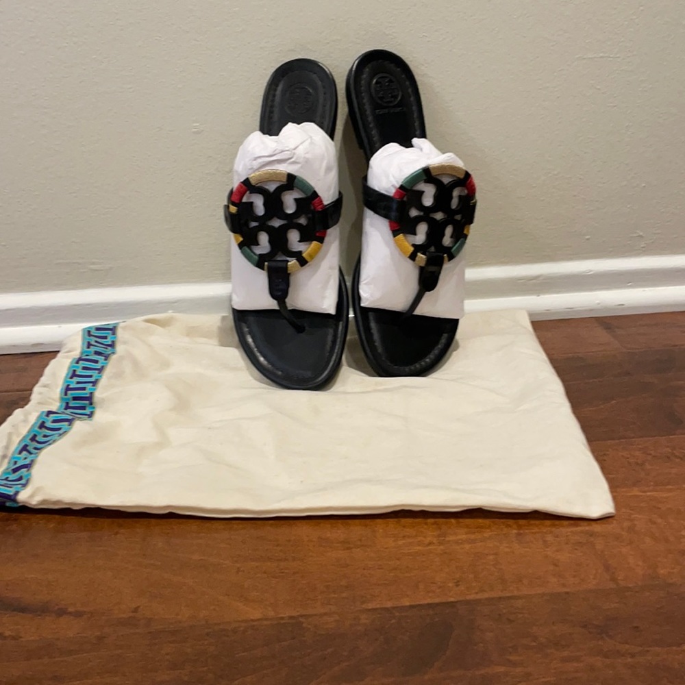 Tory Burch, multi color sandals
